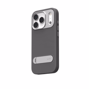 Moshi Kameleon MagSafe dėklas, skirtas iPhone 17 Pro, su atrama, „Midnight Gray“ spalvos