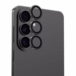 "Benks" grūdinto stiklo stiklas "Warrior Lens Protector" kameros apsauga "Samsung Galaxy S26/S26 Plus" (3 vnt.), juodas