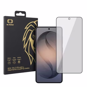 Tempered stiklas Tel Protect 10X Privatumo DLC Diamond Coating for Samsung Galaxy S26 (with fingerprint unlock)