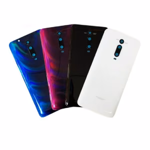 Galinis dangtelis Xiaomi Mi 9T / Carbon Black / (su kameros stikliuku) / HQ