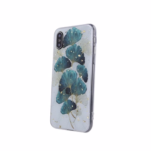 Auksinis Glam dėklas Samsung Galaxy S21 lapai