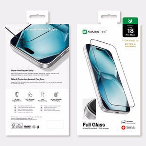 AmazingThing Titan Vision 30 visą ekraną dengiantis grūdintas stiklas, skirtas iPhone 18 Pro Max