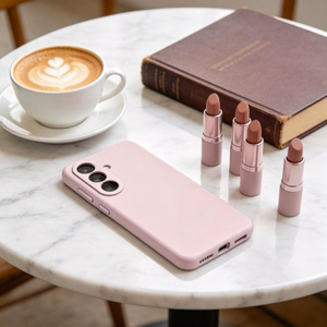 Tech-Protect Silikoninis MagSafe Dėklas for Samsung Galaxy S26 - rožinis