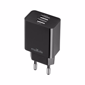 Maxlife MXTC-12 įkroviklis 1x USB-A 4,8A juodas