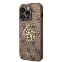 Guess GUHCP15L4GMGBR iPhone 15 Pro 6.1" rudas/rudas kietas dėklas 4G Big Metal Logo