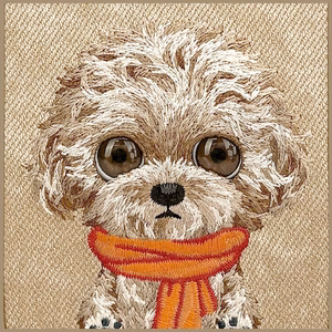 Nimmy Big Eyed Pet 2.0 šuns dėklas telefonui iPhone 17 - smėlio spalvos