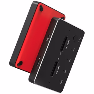 Docking Station 2x M.2 SATA/ NVME SSD iki 10Gbps