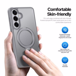 Dėklas Dux Ducis Yind Magnetic Stand Samsung S942 S26 pilkas