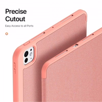 Dėklas Dux Ducis "Domo", skirtas Apple iPad 10.2 (2019) / iPad 10.2 (2020) / iPad 10.2 (2021) rožinis