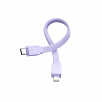 Magnetinė išorinė baterija Joyroom JR-PBM01 10000mAh 20W su stovu + Lightning į USB-C laidas (violetinė)