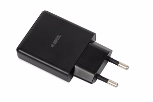 iBOX C-43 Slim GaN PD30W sieninis įkroviklis, juodas