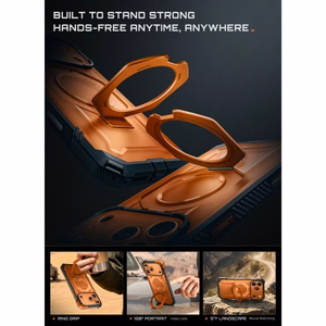 Supcase UB Grip Mag MagSafe dėklas iPhone 18 Pro / 17 Pro – oranžinis
