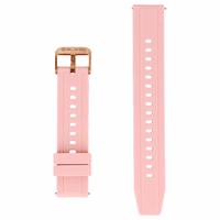 Blavec universali laikrodžio juosta W-17 Amber 18mm silikoninė rožinė