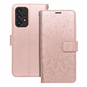 MEZZO dėklas telefonui SAMSUNG A53 5G mandala rožinės aukso spalvos