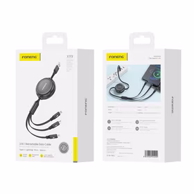 FONENG belaidis 3in1 įkroviklis CP126 15W baltas