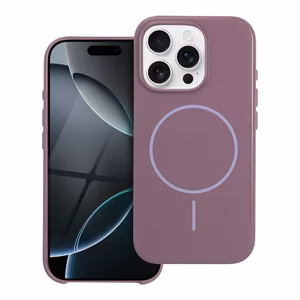 Blizgus magnetinis dėklas suderinamas su MagSafe, skirtas IPHONE 17 Air, violetinis