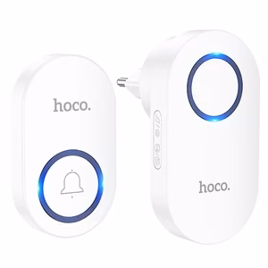 Belaidis durų skambutis Hoco HI25 baltas