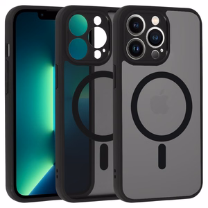 Pilnas matinės Mag dangtis telefonui Iphone 13 Pro - juodas