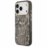 Guess Python Pattern Magnetinis dėklas iPhone 17 Pro (m) - rudas