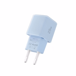 Tech-Protect NCM25 USB-C PD 25W sieninis įkroviklis - mėlynas