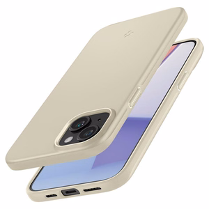 Spigen Thin Fit dėklas telefonui iPhone 15 Plus - smėlio spalvos