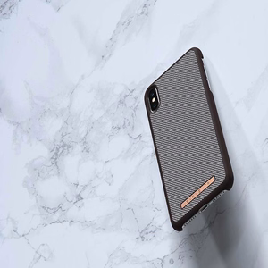 Чехол Nordic Elements Saeson Idun Pattern 1 для iPhone XS Max, тёмно-коричневый