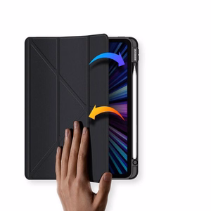 DUX DUCIS dėklas MAGI su pieštuko laikikliu iPad Pro 11 (2018/2020/2021/2022) juodas