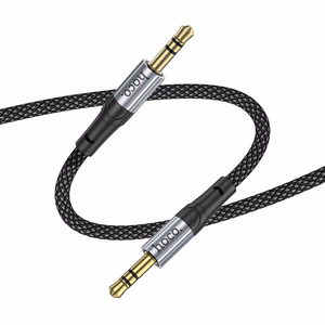 AUX laidas Jack 3,5 mm į Jack 3,5 mm Hoco 1 m UPA26 juodas