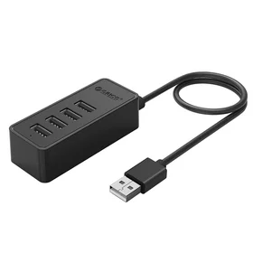 Hub Orico W5P-U2-030 4x USB-A 2.0 30cm - juodas