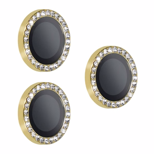 Temperuotas stiklas HARD DIAMOND kamerai (objektyvui) iPhone 17 Pro/17 Pro Max aukso spalvos, 3 vnt.