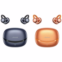 USAMS R03 Echo Clip-on Bluetooth 6.0 bezprzewodowe TWS ausinės oranžinis