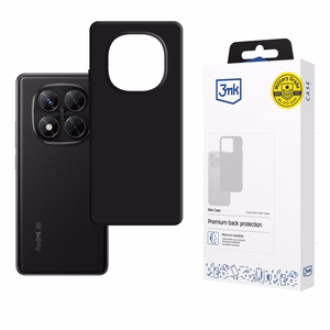 3mk Matinis dėklas telefonui Pro Xiaomi Redmi Note 14 PRO 5G/POCO X7 5G - matinė juoda