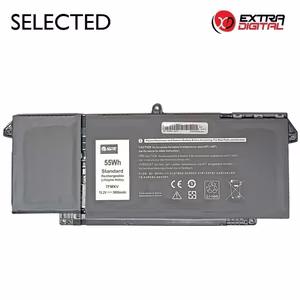 Nešiojamo kompiuterio baterija DELL 7FMXV, 3600mAh, Extra Digital Selected