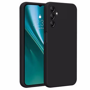 Silikoninis dėklas Etteri - Samsung Galaxy A14 juodas