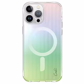 Uniq Coehl Linear Magnetinis įkrovimo dėklas telefonui iPhone 15 Pro Max - vaivorykštinis