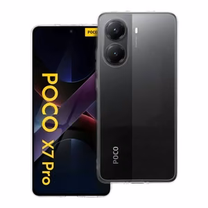 Skaidrus dėklas 2 mm XIAOMI POCO X7 PRO (apsauga kamerai) skaidrus