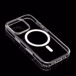 Clear Elite Mag Cover anti-geltonavimas, suderinamas su kameros valdymo mygtuku ir Magnetiniu SAMSUNG S26 Edge permatomas