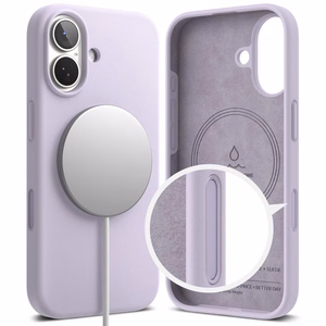 Ringke Silikoninis Magnetinis dėklas telefonui iPhone 17 - Violetinis