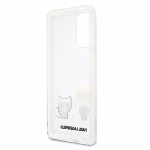 Karl Lagerfeld KLHCA32CKTR A326 A32 5G dėklas skaidrus Karl & Choupette