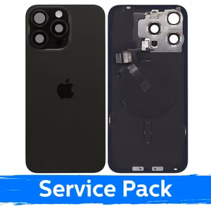 Galinis dangtelis skirtas Apple iPhone 15 Pro Max / Black Titanium / (Service Pack)