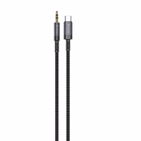 Devia kabelis audio Ipure EC620 USB-C - jack 3,5 mm 1,0 m juodas