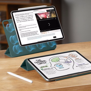 ESR Rebound magnetinis dėklas iPad Pro 12.9” 2020 / 2021 / 2022 / iPad Air 13” 2024 / 2025 - žalias
