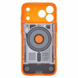 Spigen Ultra Hybrid MagSafe dėklas iPhone 18 Pro Max / 17 Pro Max, oranžinis