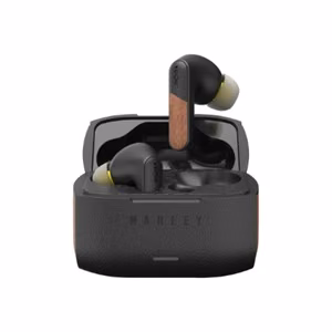 Marley belaidės ausinukai Trenchtown, įmontuotas mikrofonas, Bluetooth, ANC, Signature Black