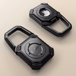 Tech-Protect Kevlar dėklas Apple AirTag 1/2 - juodas
