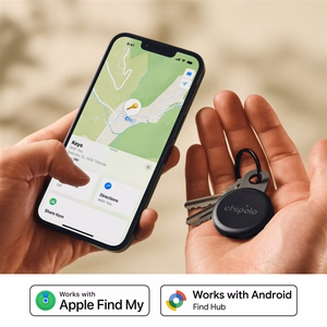 Chipolo LOOP – įkraunamas Bluetooth sekiklis su silikoniniu kilpeliu iOS & Android, 4col_Charcoal