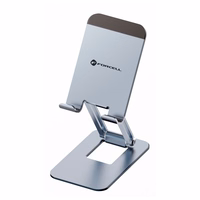 Stalinis laikiklis telefonui / planšetiniam kompiuteriui sulankstomas Forcell F-Grip Fold stovas 1 pilkas