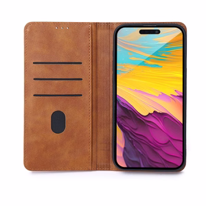 Išmanusis Seam dėklas for Xiaomi Redmi 15 4G EU / 15 5G EU (171,08 x 82,05 x 8,55) rudas