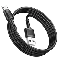 Kabelis USB A į USB C Hoco 3A 1 m X83 juodas