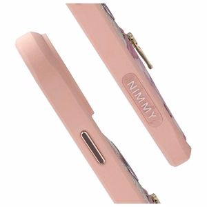 Nimmy Cool&Cute 2.0 katės dėklas iPhone 15 Pro - rožinis